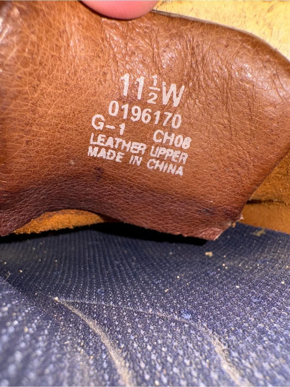 Sperry Top-Sider Men’s Leather Boat Shoes Brown Size 11.5W Wide Lace Up